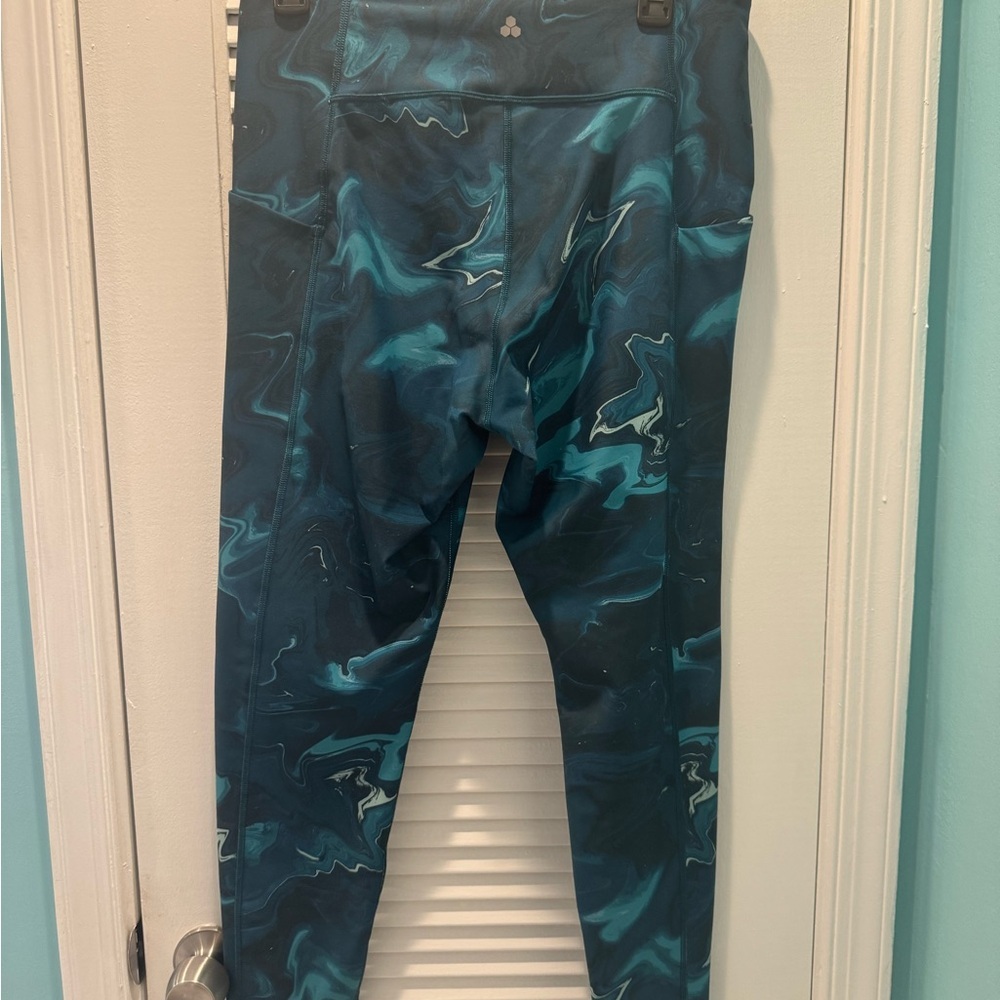 Tek Gear Teal Swirl Leggings - Picture 6 of 6